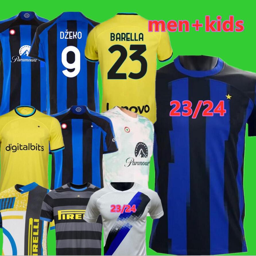 2023 2024 LUKAKU soccer jerseys CORREA DZEKO BARELLA LAUTARO SKRINIAR DE VRIJ 22 23 football shirt uniforms men kids kit sets BROZOVIC Inter MilanS Paramount+
2023 2024 LUKAKU soccer jerseys CORREA DZEKO BARELLA LAUTARO SKRINIAR DE VRIJ 22 23 football shirt uniforms men kids kit sets BROZOVIC Inter MilanS Paramount+