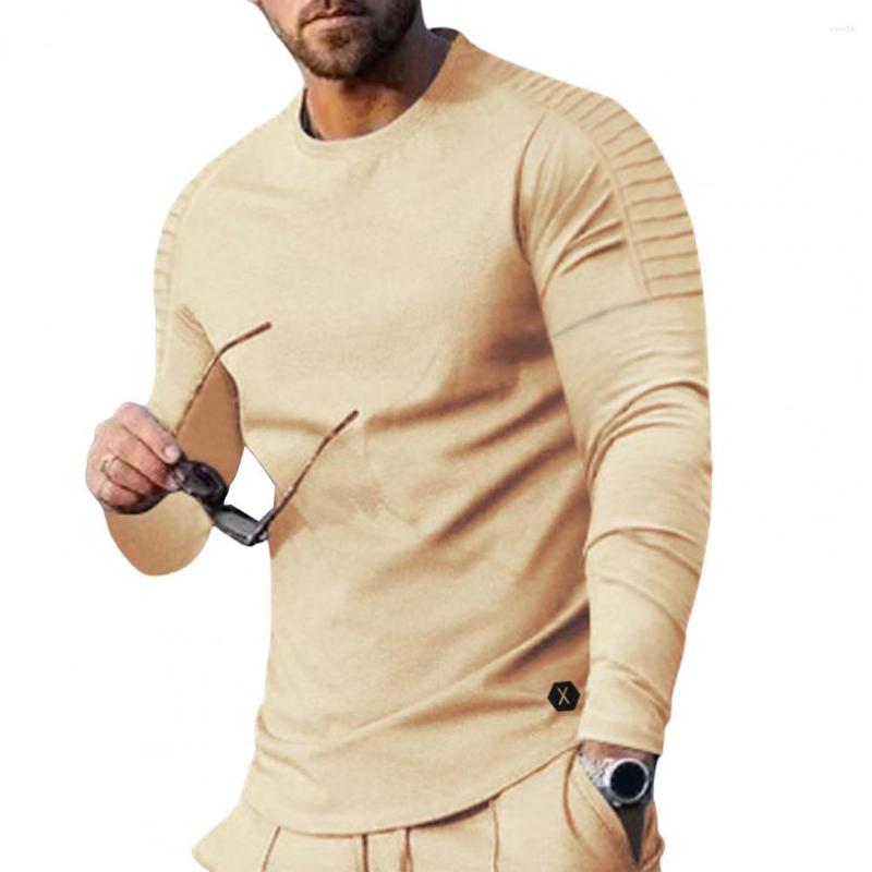 Men's Vests Men Autumn Tops Pleated Round Neck Long Sleeves Solid Color Pullover Keep Warm Simple Casual Spring Fall T-shirt For Daily Wear, Black
Men's Vests Men Autumn Tops Pleated Round Neck Long Sleeves Solid Color Pullover Keep Warm Simple Casual Spring Fall T-shirt For Daily Wear, Black