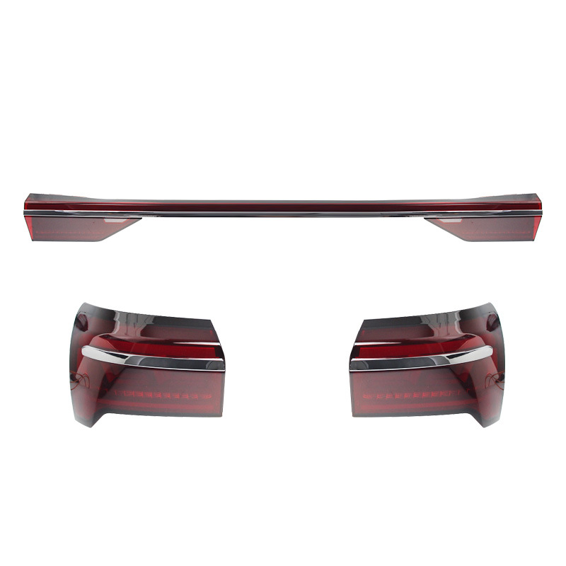Car Through Taillight Upgrade For AUDI A6L 20 19-20 21 LED Turn Signal Lights Rear Reverse Brake Taillights Assembly