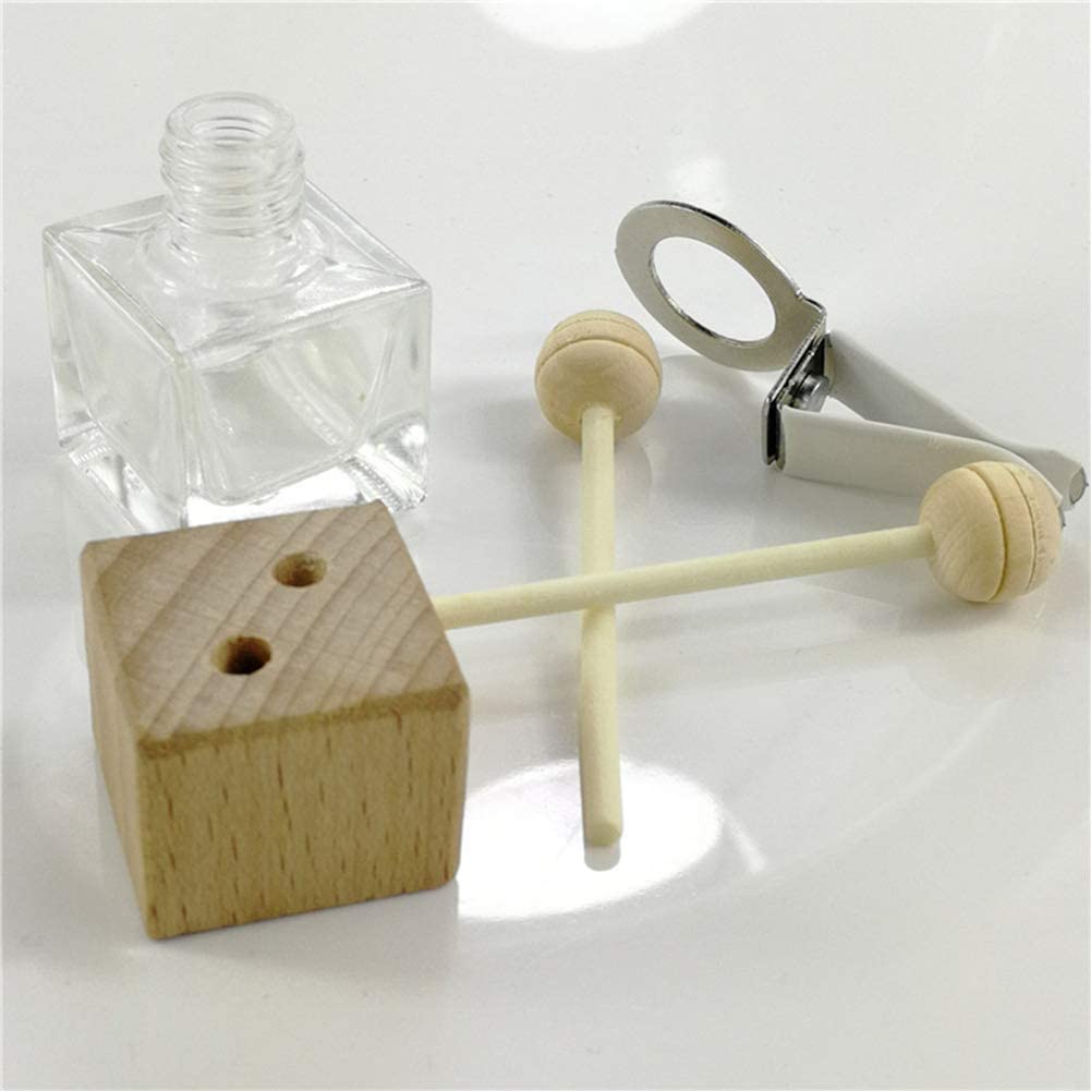 1 Pcs Car Air Outlet Freshener Diffuser Bottle Clip Perfume Empty Bottle Pendant Essential Oil Car Fragrance Hanging Ornament