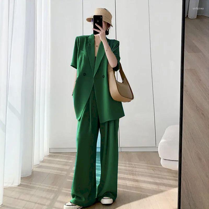 Women's Two Piece Pants Insozkdg Woman Office Clothes Pieces Set Summer Casual Loose Business Blazer Pantsuit Women Fashion Korean Trousers, Black
Women's Two Piece Pants Insozkdg Woman Office Clothes Pieces Set Summer Casual Loose Business Blazer Pantsuit Women Fashion Korean Trousers, Black