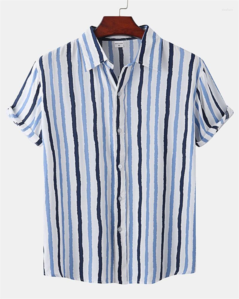 Men's Casual Shirts 2023 Men's Striped Hawaiian Print Short Sleeve Tops Lapel Harajuku Summer 4xl, Xkcskz-20232186
Men's Casual Shirts 2023 Men's Striped Hawaiian Print Short Sleeve Tops Lapel Harajuku Summer 4xl, Xkcskz-20232186