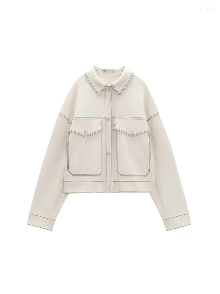Women's Jackets Nlzgmsj Women 2023 Spring Fashion Contrast Stitching Suede Texture Jacket Coat Vintage Female Outerwear Chic Overshirt, Picture shown
Women's Jackets Nlzgmsj Women 2023 Spring Fashion Contrast Stitching Suede Texture Jacket Coat Vintage Female Outerwear Chic Overshirt, Picture shown