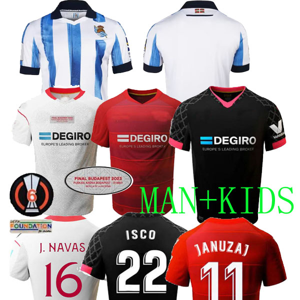 22 23 24 Sevilla FC soccer jersey Real Sociedad FINAL LAMELA PAPU GOMEZ football shirts I.RAKITIC L.OCAMPOS J.NAVAS SORLOTH OYARZABAL SILVA NESYRI 2023 RAFA MIR Kids, Third away man 1
22 23 24 Sevilla FC soccer jersey Real Sociedad FINAL LAMELA PAPU GOMEZ football shirts I.RAKITIC L.OCAMPOS J.NAVAS SORLOTH OYARZABAL SILVA NESYRI 2023 RAFA MIR Kids, Third away man 1