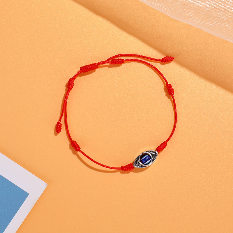 Turkish Evil Eye Bracelet Hand Woven Tortoise Palm Eye Demon Lucky Red Rope Bracelet For Women Men Jewelry
