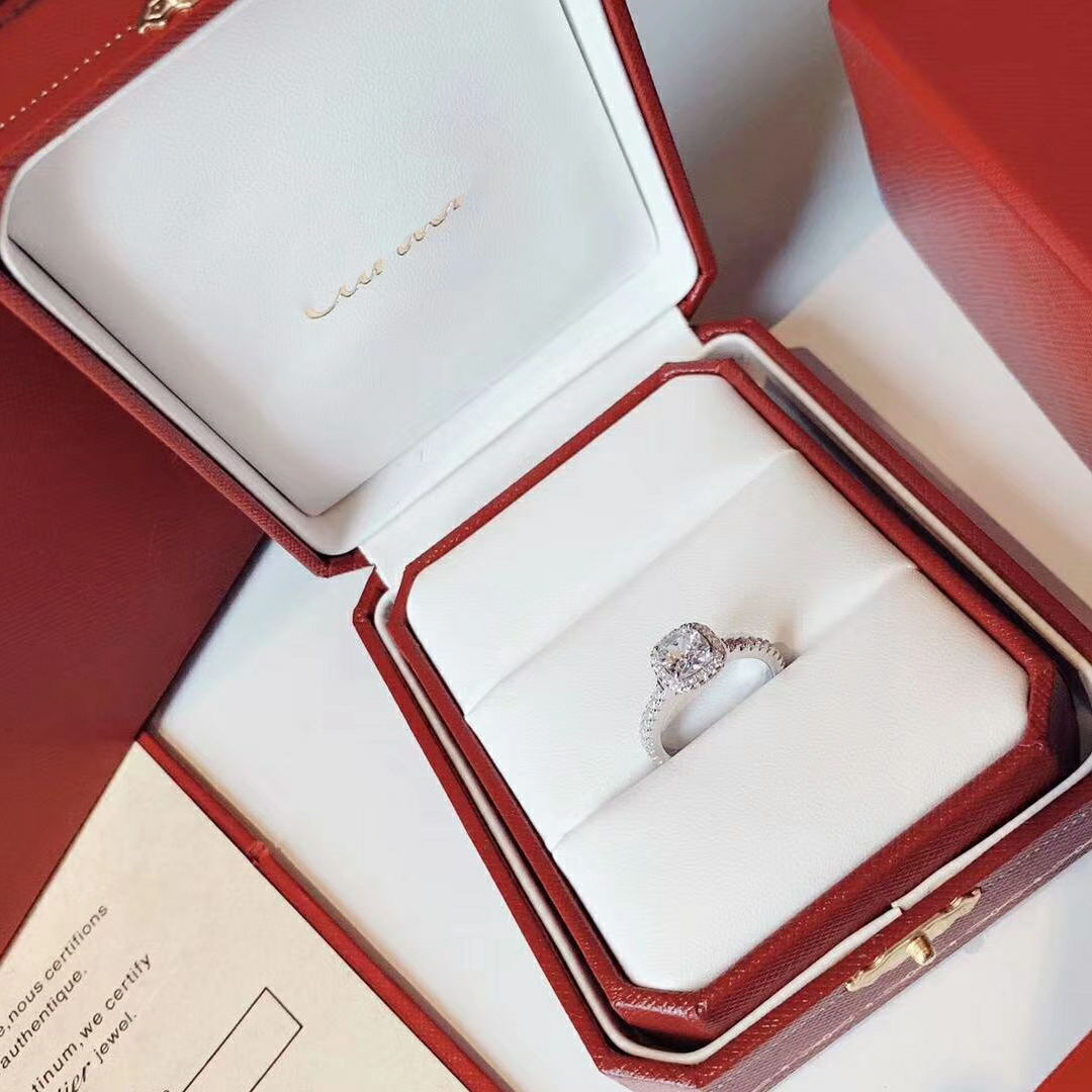 Luxurys Designer Ring Rings Fashionable And Exquisite Wedding Masonry Ring Popular Designer Classic Quality Jewelry Accessories Selected Lovers Gifts For good AA
