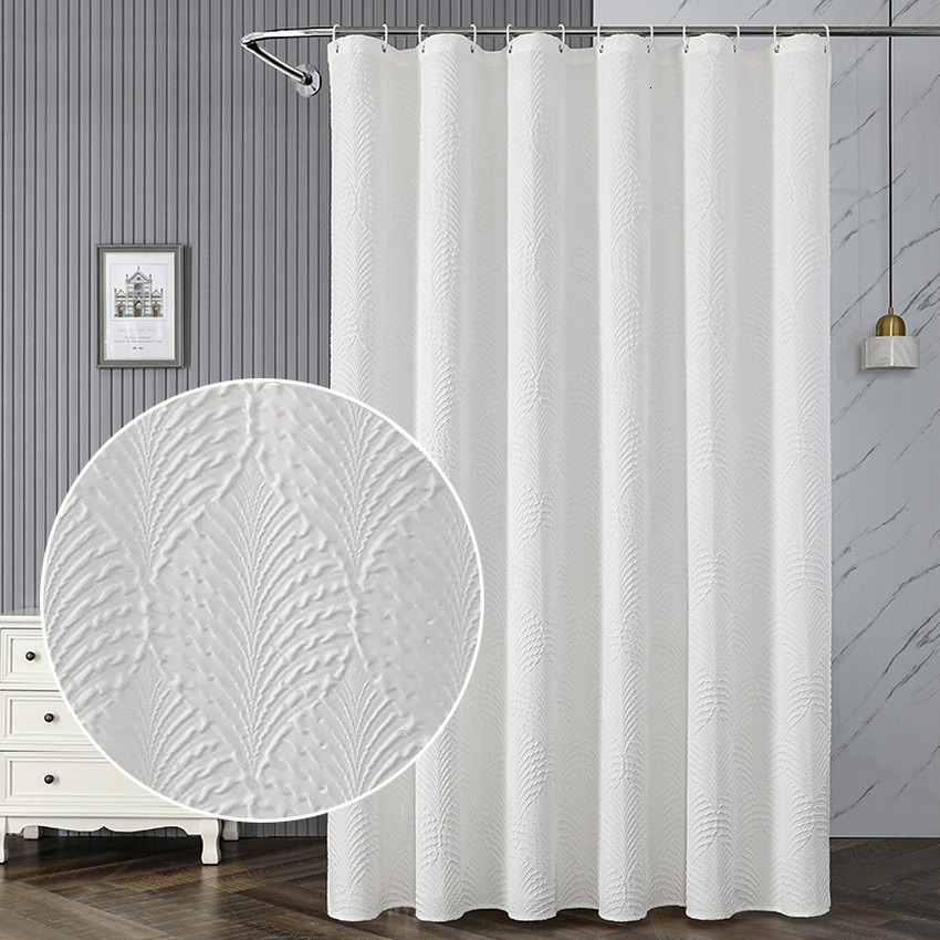 Shower Curtains Polyester Waterproof Shower Curtain Household Bathroom Insulation Shower Curtains Bathroom Curtain Cortinas Rideau De Douche 230606