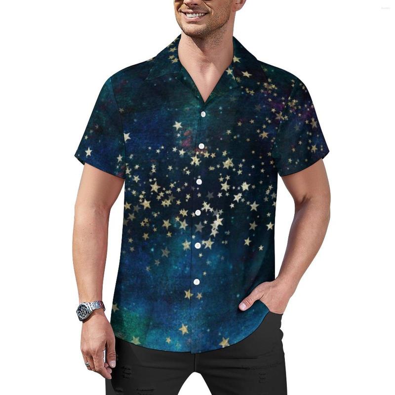 Men' Casual Shirts Celestial Sky Shirt Gold Stars Print Vacation Loose Hawaii Y2K Blouses Short Sleeve Design Oversized Tops, Style-5
Men' Casual Shirts Celestial Sky Shirt Gold Stars Print Vacation Loose Hawaii Y2K Blouses Short Sleeve Design Oversized Tops, Style-5