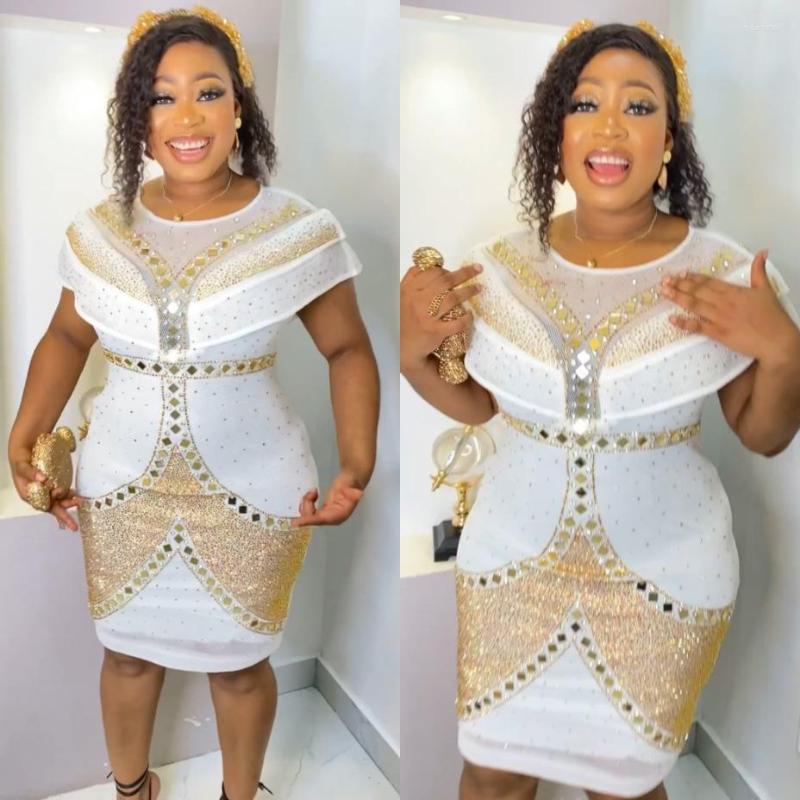 Ethnic Clothing 2023 White African Sequins Dress For Women Elegant Lady Wedding Evening Dresses Sexy Femme Party Bodycon Gown Nigerian
Ethnic Clothing 2023 White African Sequins Dress For Women Elegant Lady Wedding Evening Dresses Sexy Femme Party Bodycon Gown Nigerian