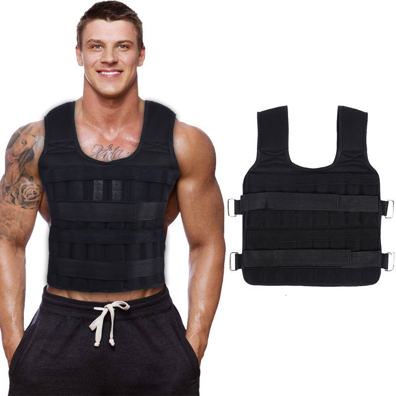 Core Abdominal Trainers Exercise Loading Weighted Vest Boxing Running Sling Weight Training Workout Fitness Adjustable Waistcoat Jacket Sand Clothing 