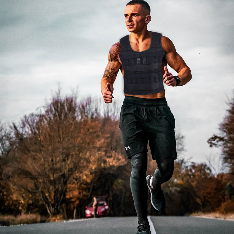 Core Abdominal Trainers Exercise Loading Weighted Vest Boxing Running Sling Weight Training Workout Fitness Adjustable Waistcoat Jacket Sand Clothing 