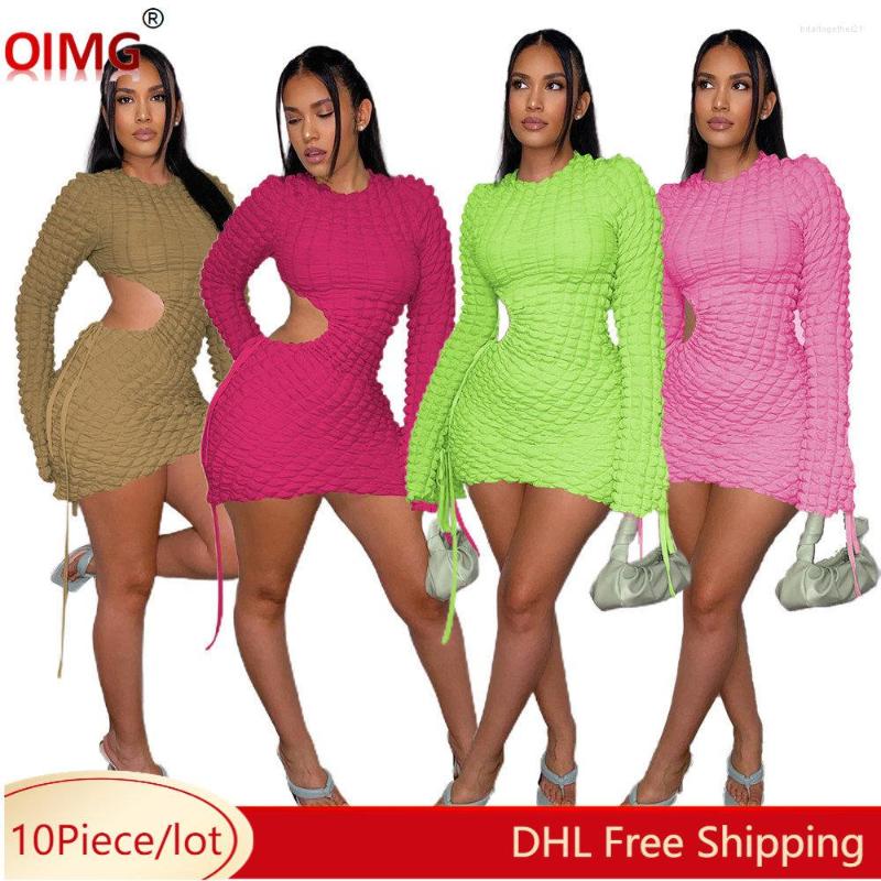 Casual Dresses 10pc Wholesale Bubble Dress Women Fall Winter Long Sleeve Bodycon Sexy Sheath Cut Out Bandage Club Party Wear 9174, Pink
Casual Dresses 10pc Wholesale Bubble Dress Women Fall Winter Long Sleeve Bodycon Sexy Sheath Cut Out Bandage Club Party Wear 9174, Pink