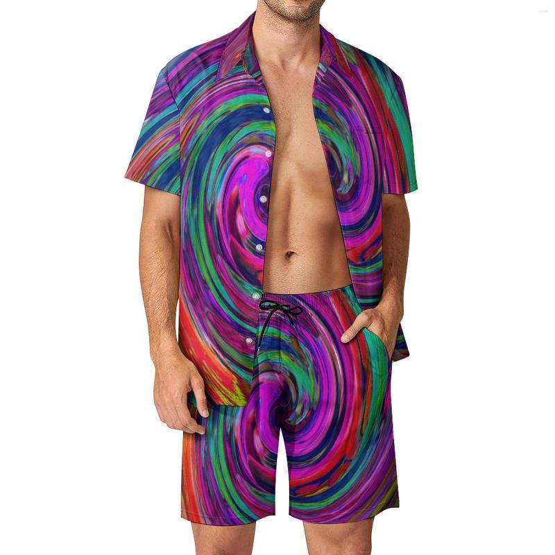 Men's Tracksuits Rainbow Swirls Men Sets Abstract Retro Print Casual Shorts Beachwear Shirt Set Summer Trending Custom Suit Plus Size, Style-8
Men's Tracksuits Rainbow Swirls Men Sets Abstract Retro Print Casual Shorts Beachwear Shirt Set Summer Trending Custom Suit Plus Size, Style-8