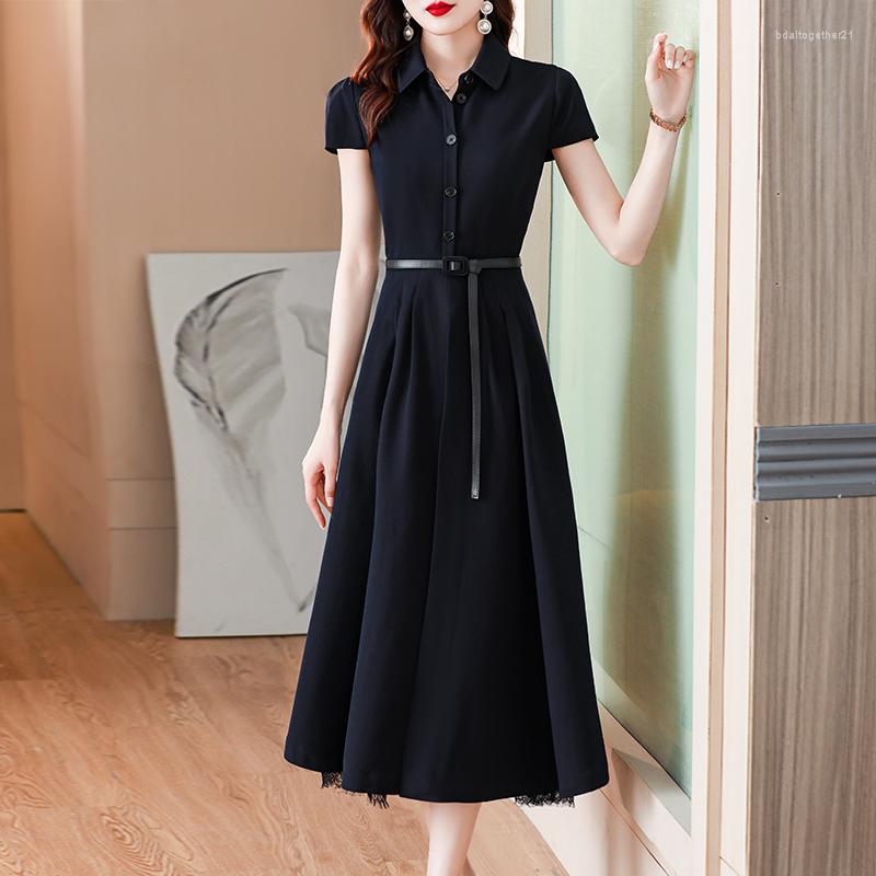 Casual Dresses Black Dress Niche Design Sense Temperament Socialite High-end Luxury French Hepburn Style Skirt Female Summer
Casual Dresses Black Dress Niche Design Sense Temperament Socialite High-end Luxury French Hepburn Style Skirt Female Summer