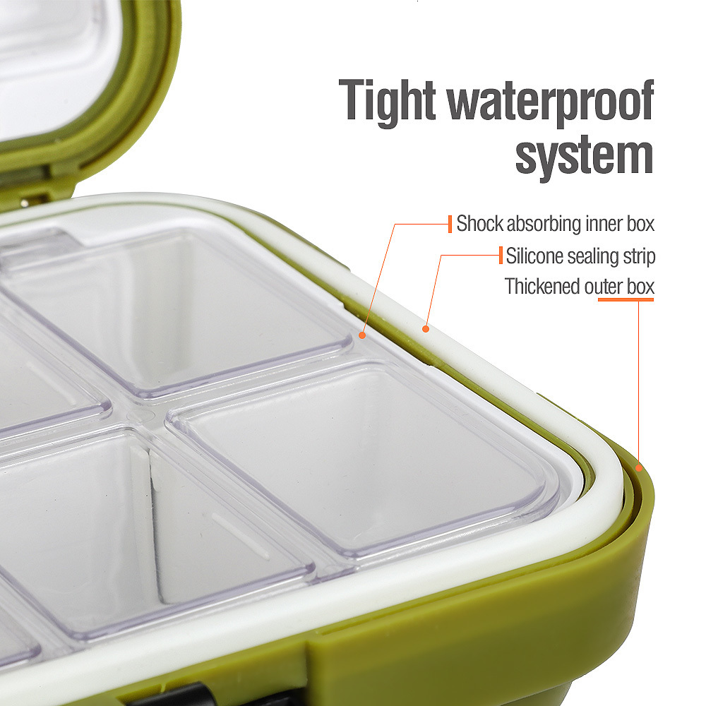 Fishing Accessories Large Capacity 2428 Grid Gear Waterproof subBox Hook Supplies Tool Storage Box Tackle 230606