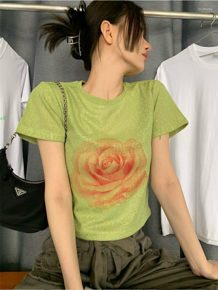 Women' T Shirts HOUZHOU Vintage 90s Green Tshirts Short Sleeve Women Y2K Streetwear Floral Crop Tops Kpop Fashion Harajuku Slim Tees Design
Women' T Shirts HOUZHOU Vintage 90s Green Tshirts Short Sleeve Women Y2K Streetwear Floral Crop Tops Kpop Fashion Harajuku Slim Tees Design