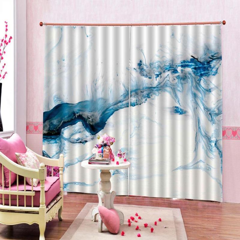 Curtain Blue Marble Texture Printing Blackout For Living Room Bedroom Indoor Kids Panels With Grommets Top, Picture shown
Curtain Blue Marble Texture Printing Blackout For Living Room Bedroom Indoor Kids Panels With Grommets Top, Picture shown