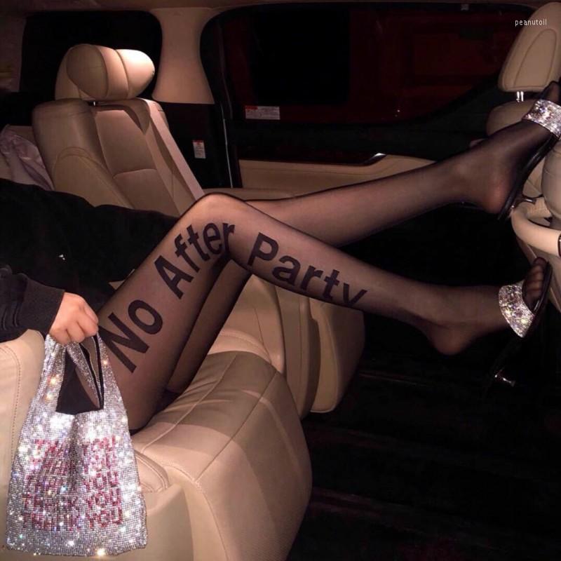 Women Socks Punk Tattoo Tights Street Summer Fashion Black Letters Printing Stockings Night Club See Through Anti-hook Nylon Pantyhose
Women Socks Punk Tattoo Tights Street Summer Fashion Black Letters Printing Stockings Night Club See Through Anti-hook Nylon Pantyhose