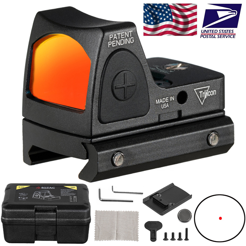 Trijicon RMR Red Dot Sight Collimator / Reflex Sight Scope fit 20mm Weaver Rail For Airsoft / Hunting Rifle
Trijicon RMR Red Dot Sight Collimator / Reflex Sight Scope fit 20mm Weaver Rail For Airsoft / Hunting Rifle