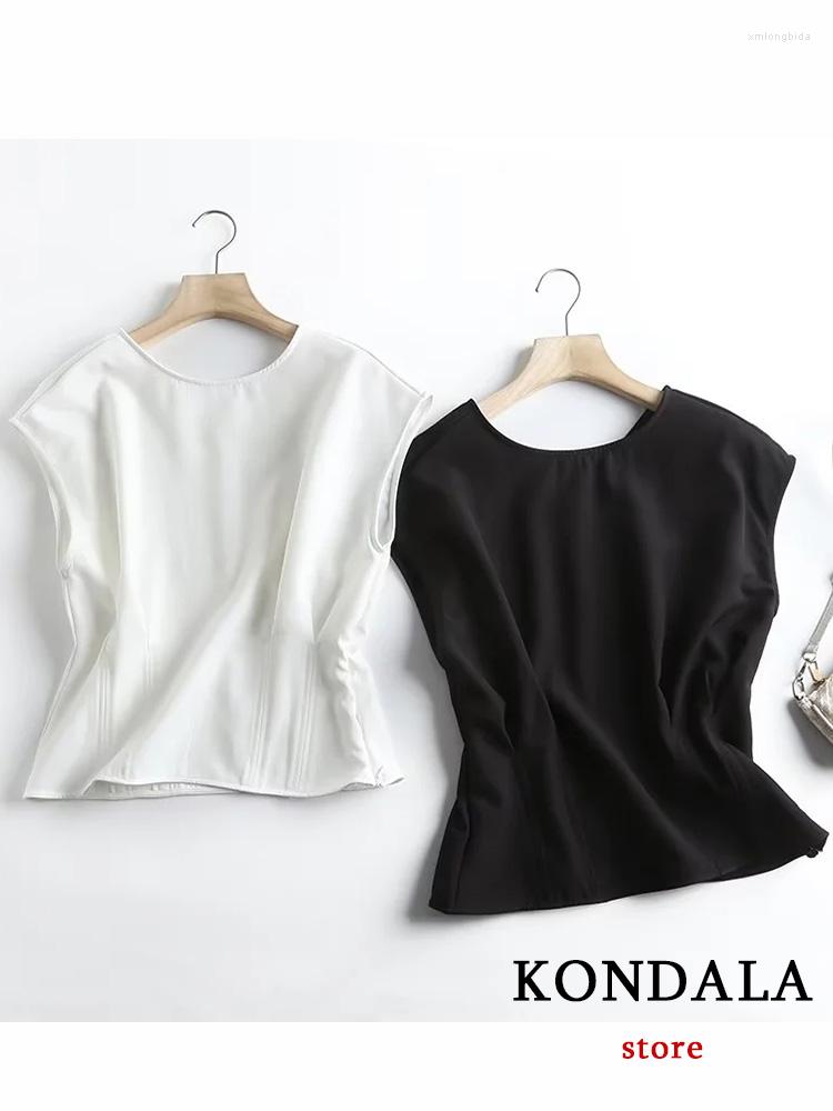 Women' Blouses KONDALA Casual Solid Slim Women Fashion 2023 Short Sleeve O Neck Shirts Office Lady Side Zipper Summer Top, Black
Women' Blouses KONDALA Casual Solid Slim Women Fashion 2023 Short Sleeve O Neck Shirts Office Lady Side Zipper Summer Top, Black