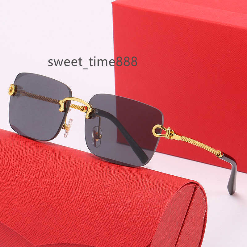 mens designer sunglasses Leopard Head Composite Metal Rimless Optical Frame Classic Rectangle Square Luxury gold sunshade sunglass carti frame glasses lunette
mens designer sunglasses Leopard Head Composite Metal Rimless Optical Frame Classic Rectangle Square Luxury gold sunshade sunglass carti frame glasses lunette