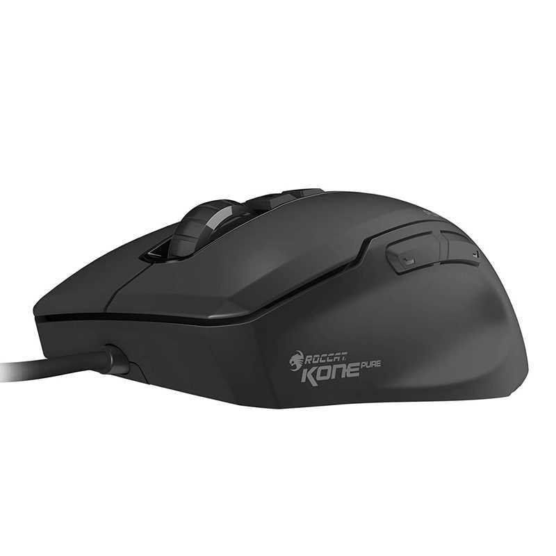 Mice Mice Pure Ergonomic Gaming Mouse Optical Sensor RGB Lighting Ultra Black