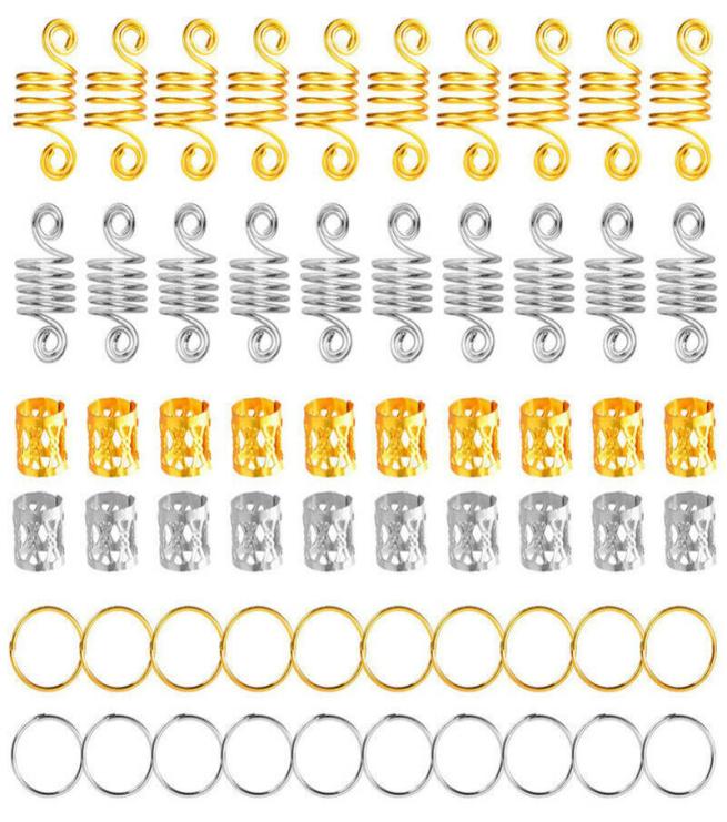 180pcs Metal African Hair Rings Beads Cuffs Tubes Charms Dreadlock Dread Hair Braids Jewelry Decoration Accessories Gold 2203123699833
180pcs Metal African Hair Rings Beads Cuffs Tubes Charms Dreadlock Dread Hair Braids Jewelry Decoration Accessories Gold 2203123699833