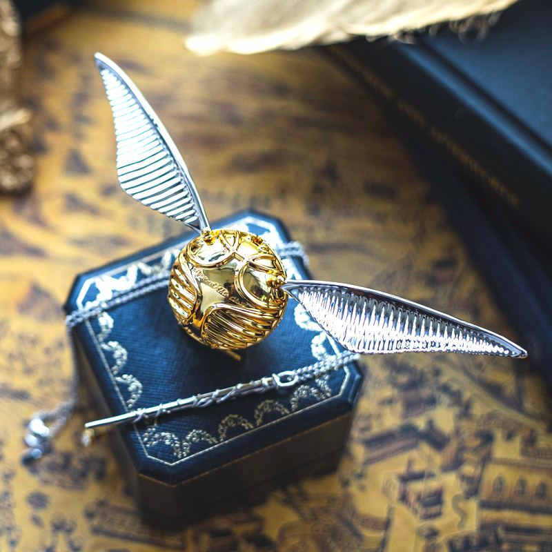 Jewelry Boxes Creative Gold Snitch Series Ring Box Proposal Mystery Metal Jewelry Storage Box Case Wedding Rings Cute Wings Girl Gift 230606