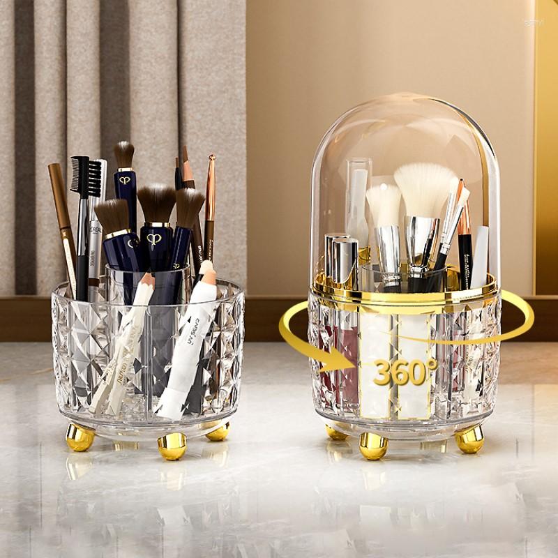 Storage Boxes 360° Rotating Makeup Brush Holder With Lid Luxury Organizer For Cosmetics Lipstick Eyebrow Pencil Eye Shadow Box, Transparent no lid
Storage Boxes 360° Rotating Makeup Brush Holder With Lid Luxury Organizer For Cosmetics Lipstick Eyebrow Pencil Eye Shadow Box, Transparent no lid