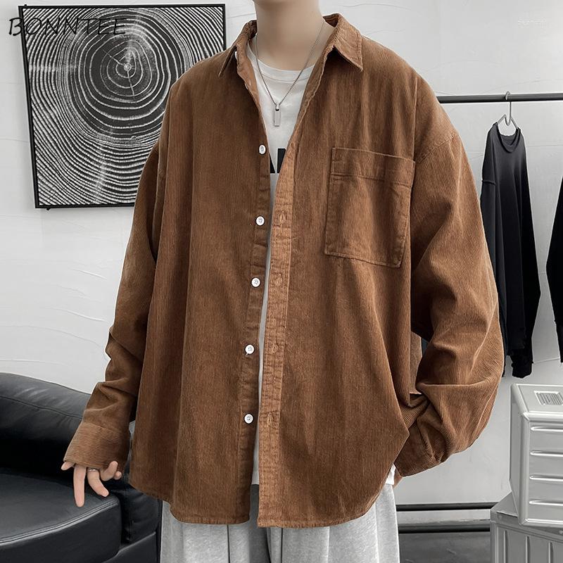Men's Casual Shirts Spring Autumn Long Sleeve Men Loose Oversize Cozy Corduroy Harajuku Outerwear Vintage Design Teens Streetwear Simple, Black
Men's Casual Shirts Spring Autumn Long Sleeve Men Loose Oversize Cozy Corduroy Harajuku Outerwear Vintage Design Teens Streetwear Simple, Black