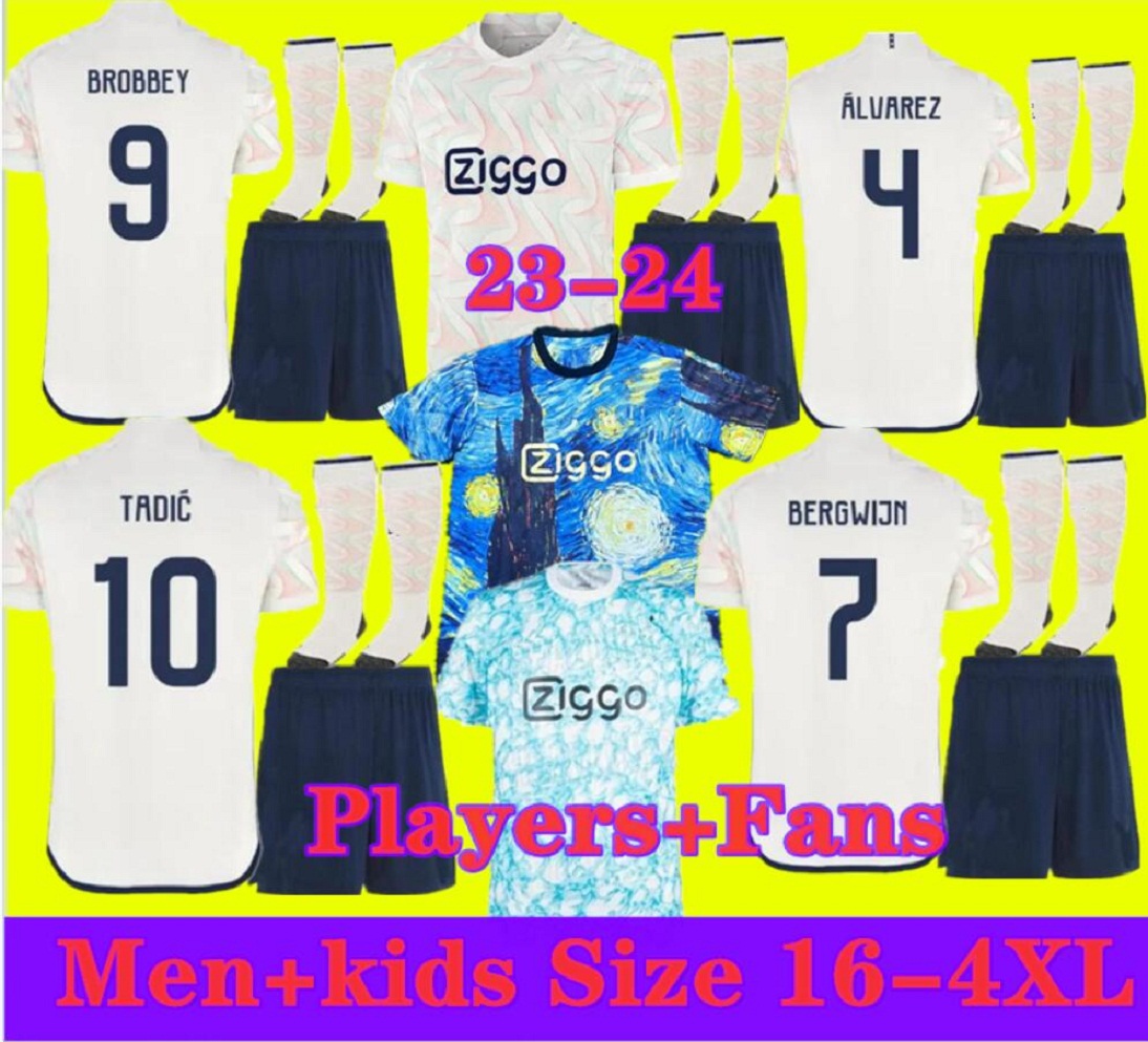 Sizes 16-4XL TADIC 23 24 Soccer Jerseys BASSEY BERGHUIS Third black Kit BERGWIJN CRUYFF 2023 away Retro football shirts men kids uniforms aJaXS pre-match 696969, 23 24 home
Sizes 16-4XL TADIC 23 24 Soccer Jerseys BASSEY BERGHUIS Third black Kit BERGWIJN CRUYFF 2023 away Retro football shirts men kids uniforms aJaXS pre-match 696969, 23 24 home
