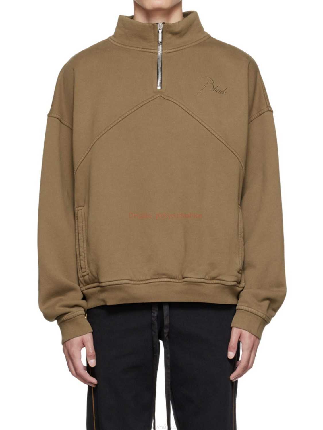 Designer Clothing Mens Sweatshirts Hoodies H332 Rhude Autumnwinter Zipper Stand Up Collar Panel Pullover Embroidered Plush Sweater Fashion Streetwear Pullover j, Shipping fee
Designer Clothing Mens Sweatshirts Hoodies H332 Rhude Autumnwinter Zipper Stand Up Collar Panel Pullover Embroidered Plush Sweater Fashion Streetwear Pullover j, Shipping fee