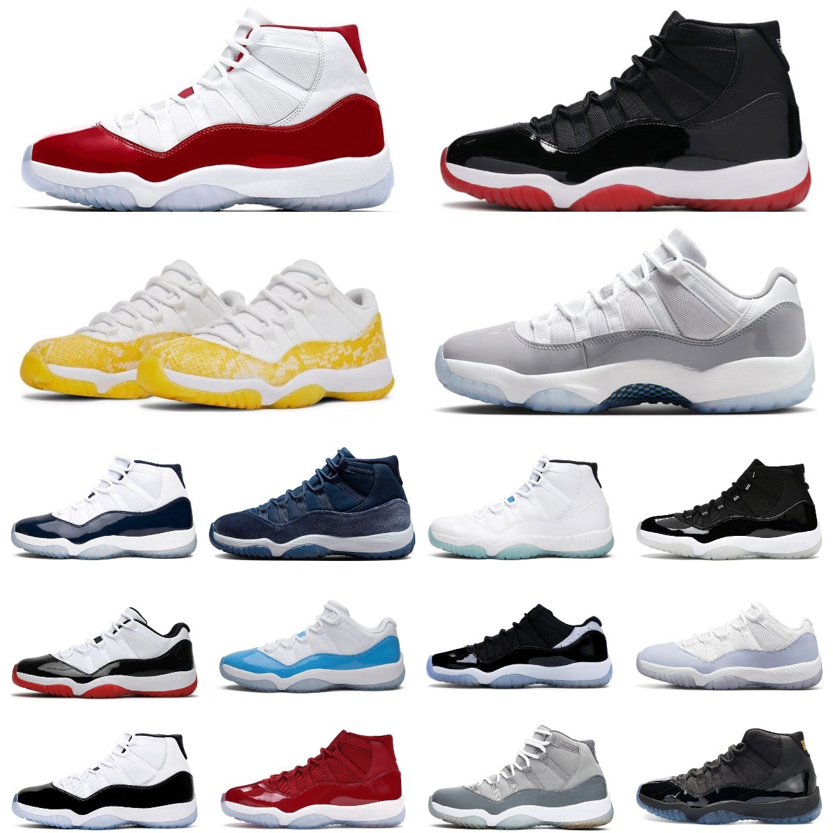 Cement Grey 11 Basketball Shoes 11s Cherry Yellow Snakeskin Midnight Navy Pure Violet 25th Cap and Gown Bred Gamma Blue Mens Womens Designer Sneaker Trainers 36-47, Bubble column
Cement Grey 11 Basketball Shoes 11s Cherry Yellow Snakeskin Midnight Navy Pure Violet 25th Cap and Gown Bred Gamma Blue Mens Womens Designer Sneaker Trainers 36-47, Bubble column
