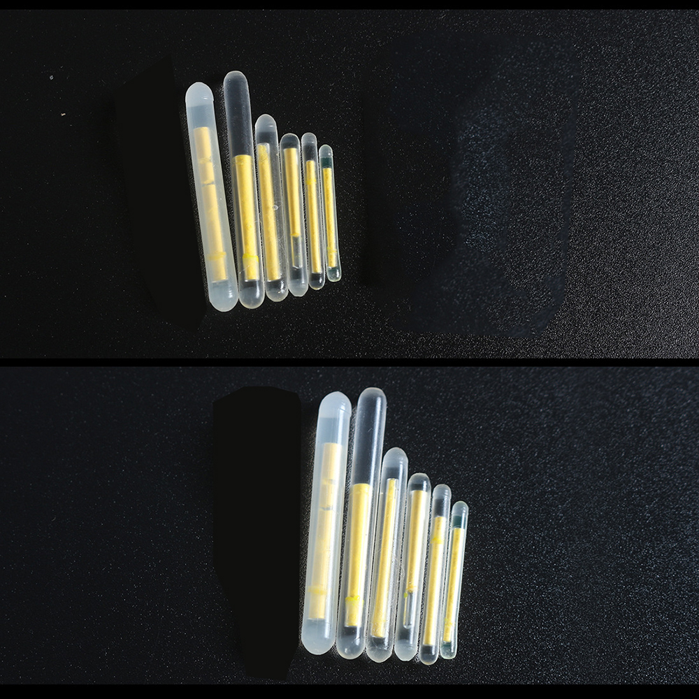 Fishing Accessories 1050PCSlot 2245mm Light Night Float Rod Lights Dark Glow Stick Fluorescent Lightstick Pesca 230606