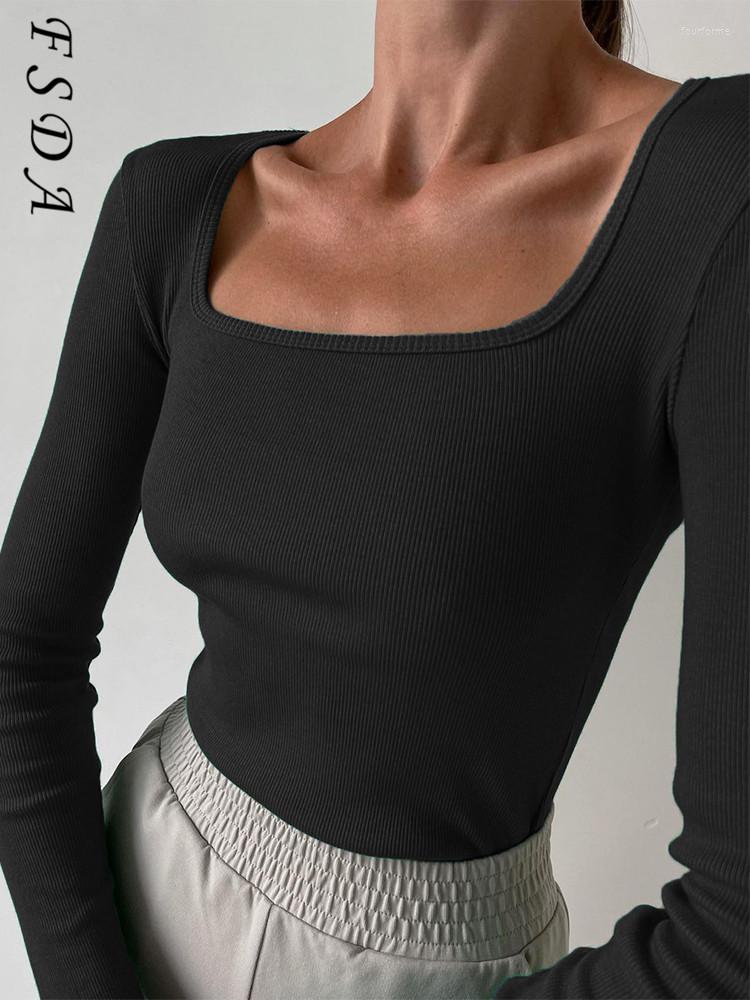 Women's T Shirts FSDA 2023 Square Neck Green Long Sleeve Women Knitted Autumn Winter Black Basic Ribber White Khaki Top Shirt Casual Y2K
Women's T Shirts FSDA 2023 Square Neck Green Long Sleeve Women Knitted Autumn Winter Black Basic Ribber White Khaki Top Shirt Casual Y2K