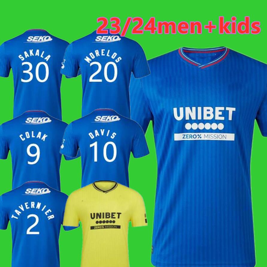 23 24 Rangers Soccer Jerseys Glasgow 2023 2024 home away 150th Legendary version DEFOE BARKER MORELOS Men kids training Football Fans players, 22-23
23 24 Rangers Soccer Jerseys Glasgow 2023 2024 home away 150th Legendary version DEFOE BARKER MORELOS Men kids training Football Fans players, 22-23