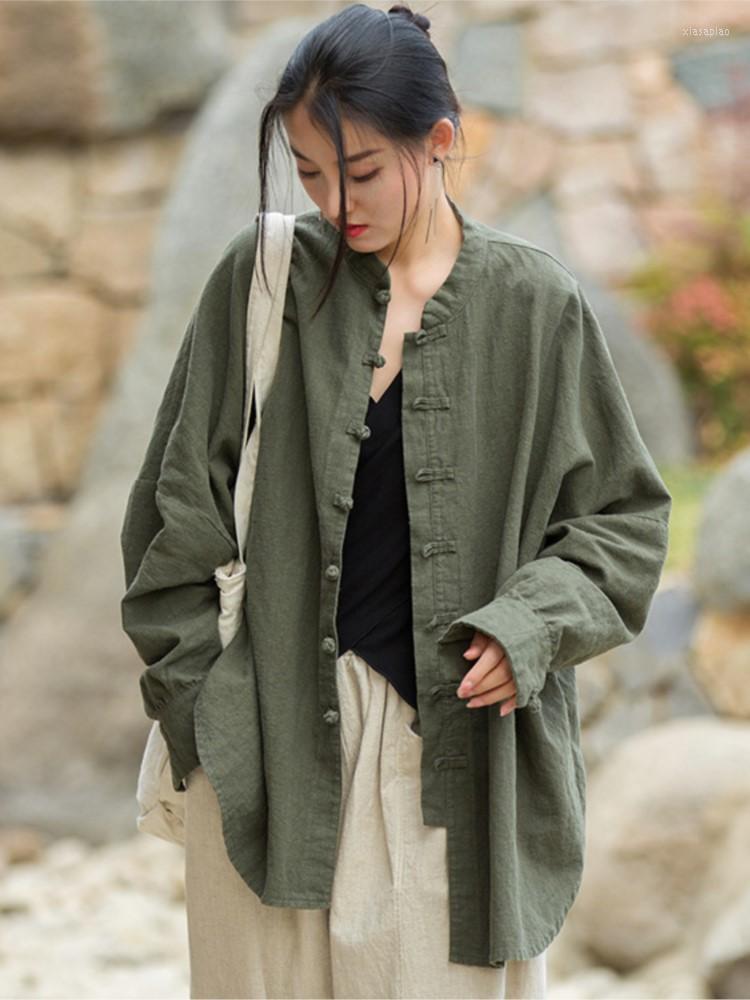 Women's Jackets Women Summer Autumn Ramie Vintage Jacket Coat Outerwear Female Loose 2023 Topcoat, Green
Women's Jackets Women Summer Autumn Ramie Vintage Jacket Coat Outerwear Female Loose 2023 Topcoat, Green