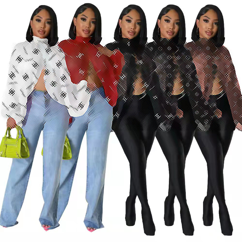 Sexy Sheer Cover Ups Blouses Women Designer Lantern Sleeve Shirts Tops Ship, Black v
Sexy Sheer Cover Ups Blouses Women Designer Lantern Sleeve Shirts Tops Ship, Black v
