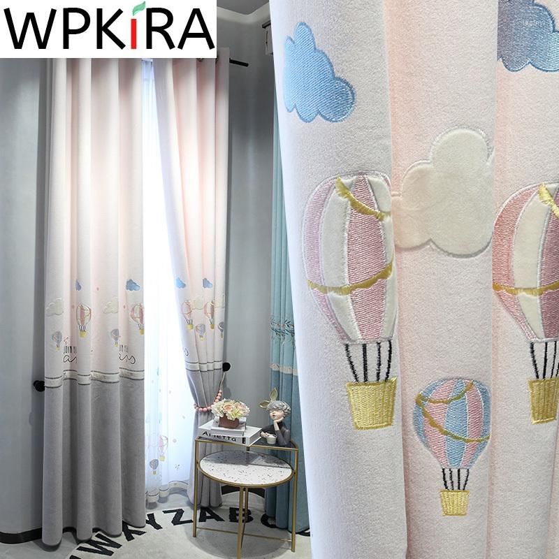 Curtain Air Balloon Pattern Pink Gray Splice For Girls Princess Room Cartoon Children Window Drapes Heat Insulation Shading, Tulle
Curtain Air Balloon Pattern Pink Gray Splice For Girls Princess Room Cartoon Children Window Drapes Heat Insulation Shading, Tulle
