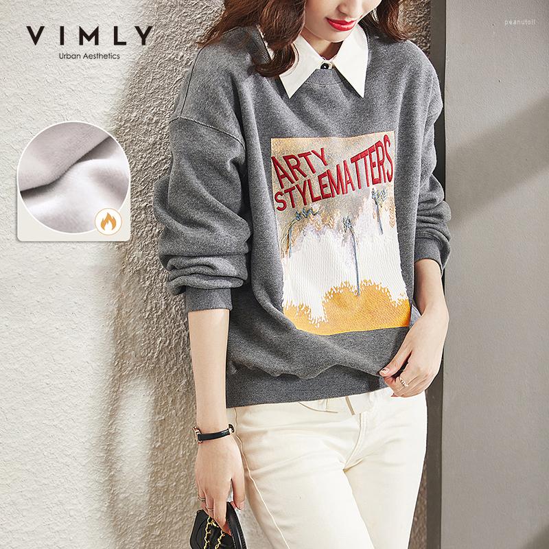 Women's Hoodies VIMLY 2023 Winter Thick Sweatshrt For Women Embroidered Printed Fringe Long Sleeve Casual Sweatshirts Femal Overcoat V0060, Gray
Women's Hoodies VIMLY 2023 Winter Thick Sweatshrt For Women Embroidered Printed Fringe Long Sleeve Casual Sweatshirts Femal Overcoat V0060, Gray