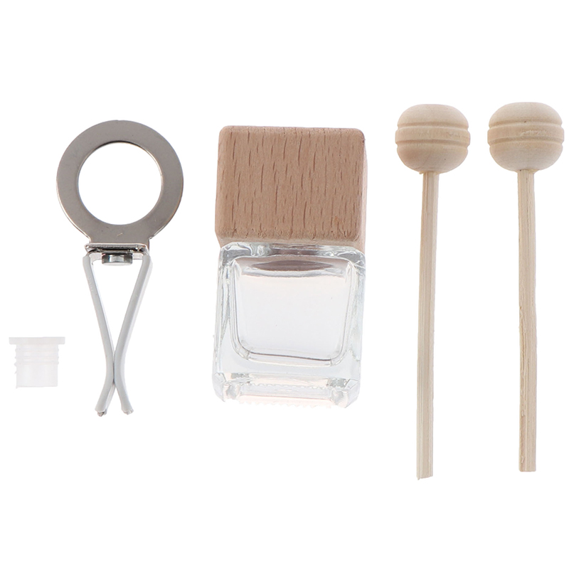 1 Pcs Car Air Outlet Freshener Diffuser Bottle Clip Perfume Empty Bottle Pendant Essential Oil Car Fragrance Hanging Ornament