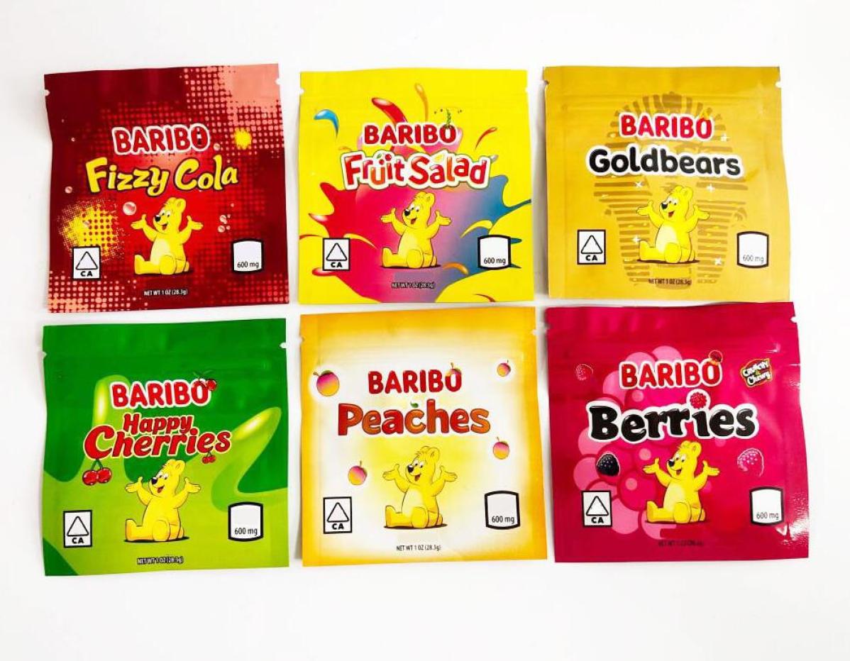 Packaging bag 600mg baribo Bags gummy candy resealable edibles Zipper Retail Package North America mylar2832538
Packaging bag 600mg baribo Bags gummy candy resealable edibles Zipper Retail Package North America mylar2832538