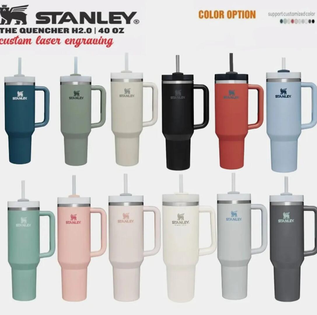 Stanley Quencher H2.0 40oz Stainless Steel Tumblers Cups with Silicone handle Lid And Straw 2nd Generation Car mugs Keep Drinking Cold Water Bottles GG0703799, Multi-color
Stanley Quencher H2.0 40oz Stainless Steel Tumblers Cups with Silicone handle Lid And Straw 2nd Generation Car mugs Keep Drinking Cold Water Bottles GG0703799, Multi-color