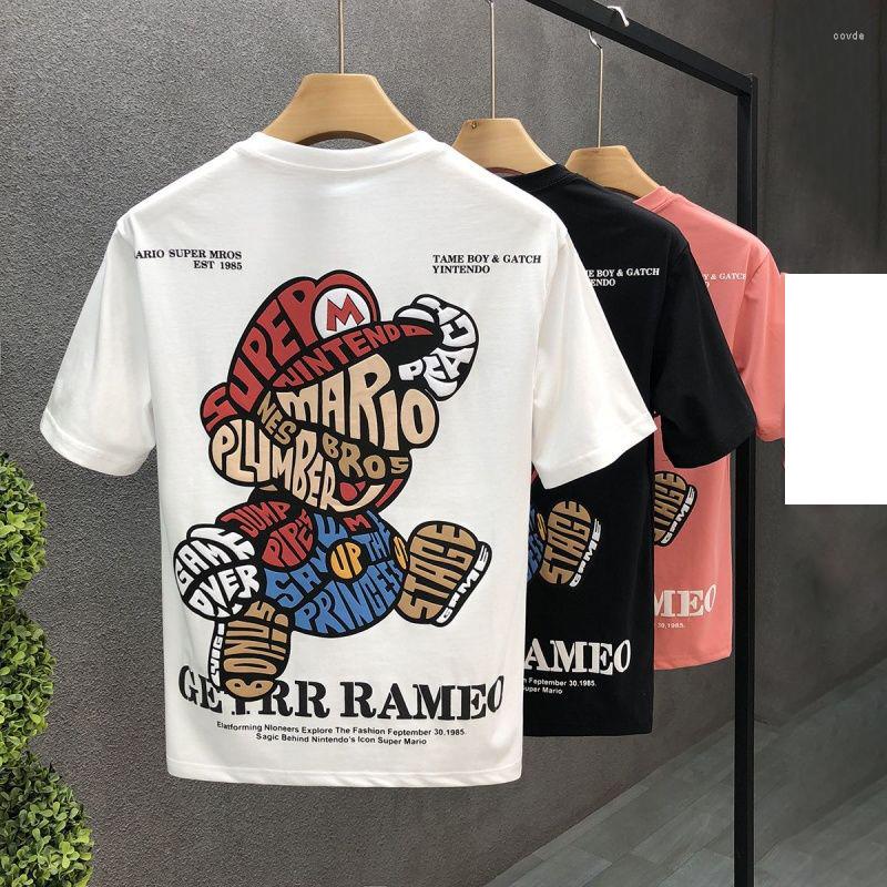 Men's T Shirts 2023 Men's Version Short-sleeved T-shirt Summer Round Neck Trendy Brand Ins Cartoon Print Half-sleeve, White
Men's T Shirts 2023 Men's Version Short-sleeved T-shirt Summer Round Neck Trendy Brand Ins Cartoon Print Half-sleeve, White