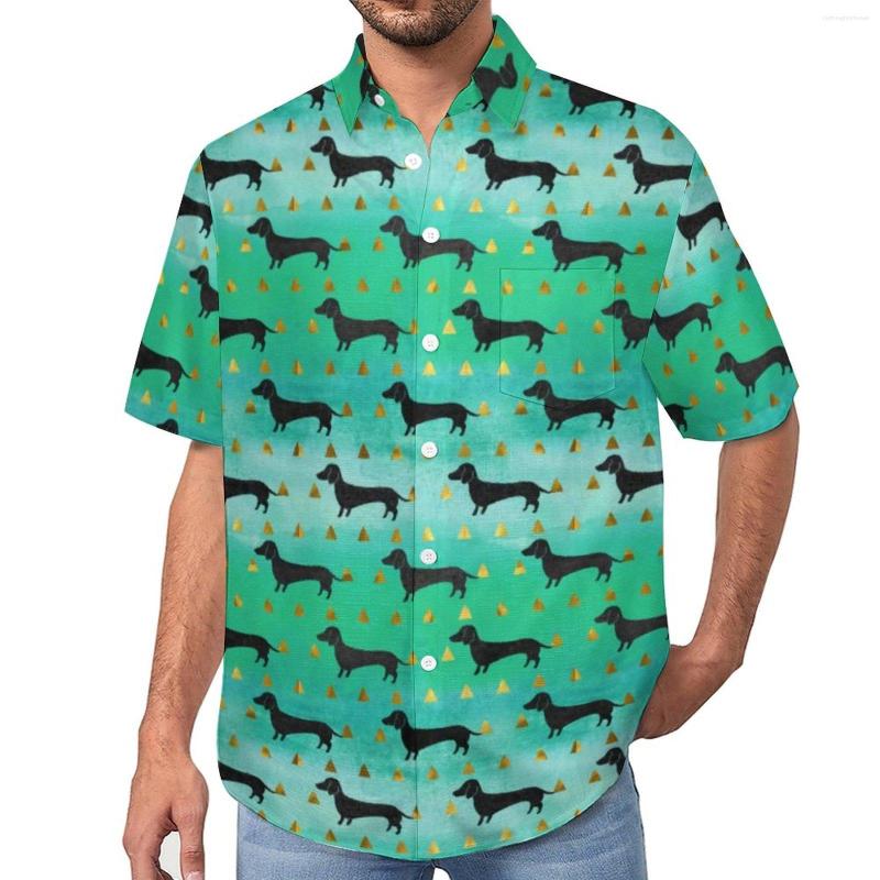 Men's Casual Shirts Dachshund Vacation Shirt Green And Gold Dog Hawaiian Man Retro Blouses Short Sleeve Printed Top Big Size 3XL 4XL, Style-13
Men's Casual Shirts Dachshund Vacation Shirt Green And Gold Dog Hawaiian Man Retro Blouses Short Sleeve Printed Top Big Size 3XL 4XL, Style-13