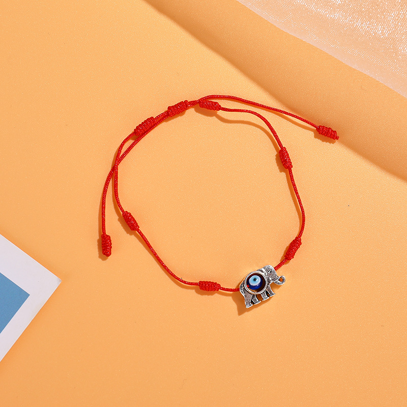 Turkish Evil Eye Bracelet Hand Woven Tortoise Palm Eye Demon Lucky Red Rope Bracelet For Women Men Jewelry