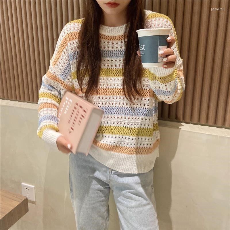 Women's Sweaters Korean Style Women Summer Autumn Stripe Patchwork Knitted Ladies Tops Pull Jumpers O Neck Long Sleeve Pullovers NS5386, Green
Women's Sweaters Korean Style Women Summer Autumn Stripe Patchwork Knitted Ladies Tops Pull Jumpers O Neck Long Sleeve Pullovers NS5386, Green