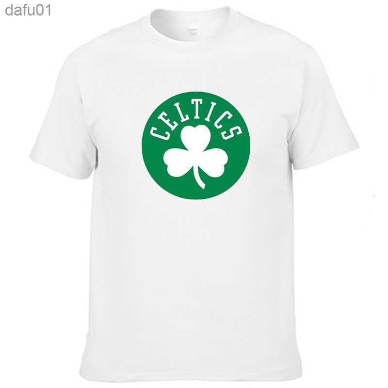2021 Men's Summer T-Shirt Euro-American style cotton short sleeve Celtics team printed T-shirt Harajuku L230520