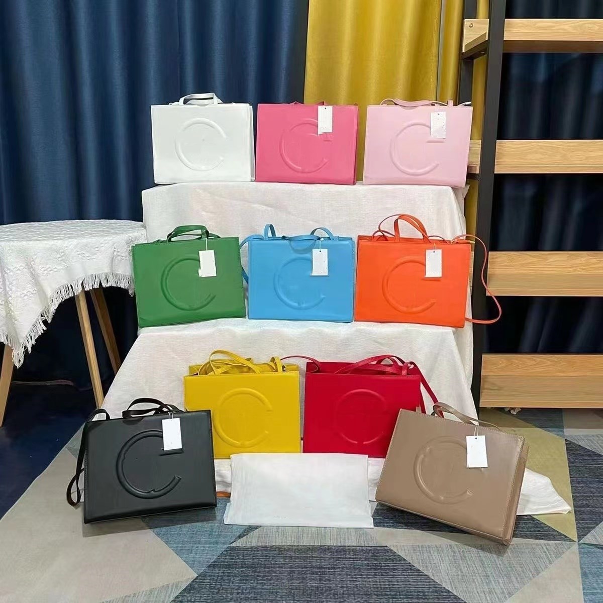 Evening Telfary Bag Designer armpit Soft Leather Mini Women Handbag Crossbody Tote Fashion Shopping Shoulder Bags Luxury Tote Shopping Pink White Purse Satchels, 10
Evening Telfary Bag Designer armpit Soft Leather Mini Women Handbag Crossbody Tote Fashion Shopping Shoulder Bags Luxury Tote Shopping Pink White Purse Satchels, 10