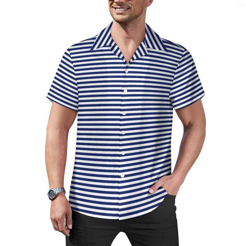 Men' Casual Shirts Navy Blue And White Line Loose Shirt Beach Stripe Pattern Hawaiian Print Short Sleeve Harajuku Oversized Blouses, Style-20
Men' Casual Shirts Navy Blue And White Line Loose Shirt Beach Stripe Pattern Hawaiian Print Short Sleeve Harajuku Oversized Blouses, Style-20